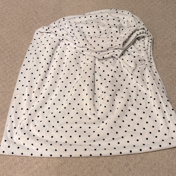 Pottery Barn Kids Bedding Pottery Barn Kids Chamois Navy Dot Crib